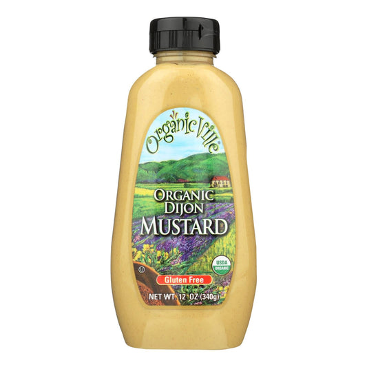 Organic Ville Stone Ground Organic Mustard (12 Pack - 12 Oz.)