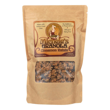 Michele's Granola - Cinnamon Raisin, 12 Oz. (Pack of 6)
