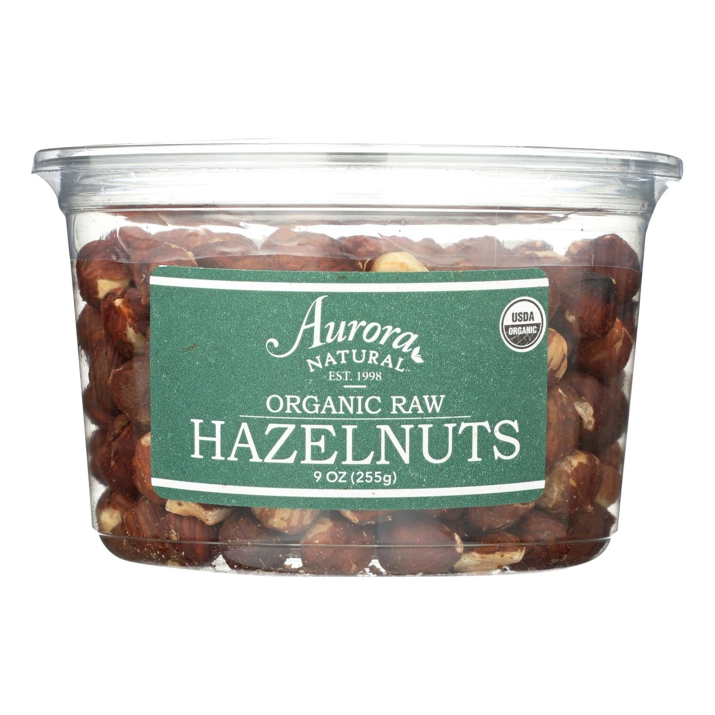 Aurora Natural Products Organic Raw Hazelnuts, 12 Pack, 9 Oz.