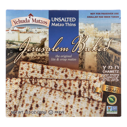 Yehuda Matzo Thins Unsalted, 12-Pack, 10.5 Oz.