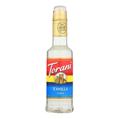 Torani Vanilla Coffee Syrup, 12.7 fl oz, Pack of 4