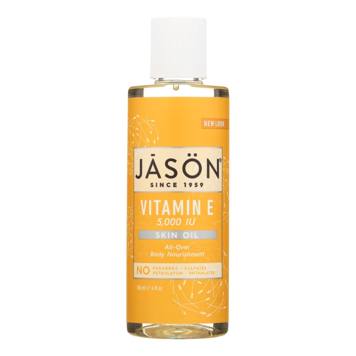 Jason Vitamin E Pure Natural Skin Oil (4 - 5000 IU, 4 Fl Oz)