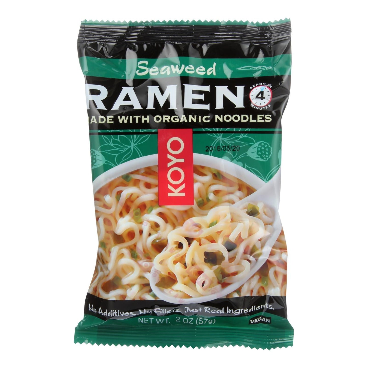 Koyo Authentic Japanese Wakame Seaweed Ramen, 2 Oz., Pack of 12