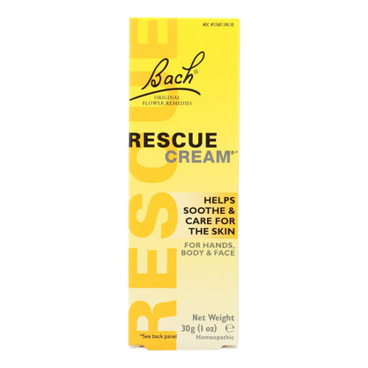 Bach Flower Remedies Rescue Cream - Soothing Relief for Stress and Anxiety - 1 Fl Oz