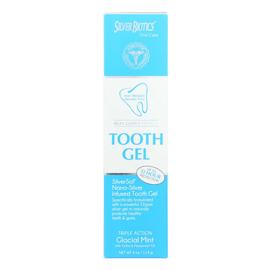 American Biotech Labs Silversol Antibacterial Tooth Gel with Xylitol, 4 Oz.