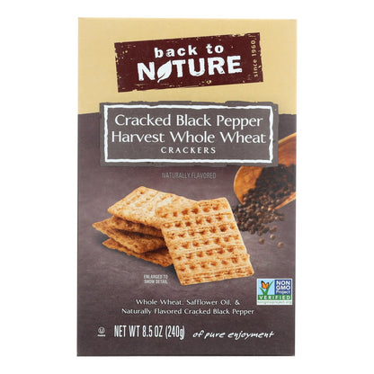 Back To Nature Crackers, Whole Wheat Black Pepper (12-Pack, 8.5 Oz. Each)