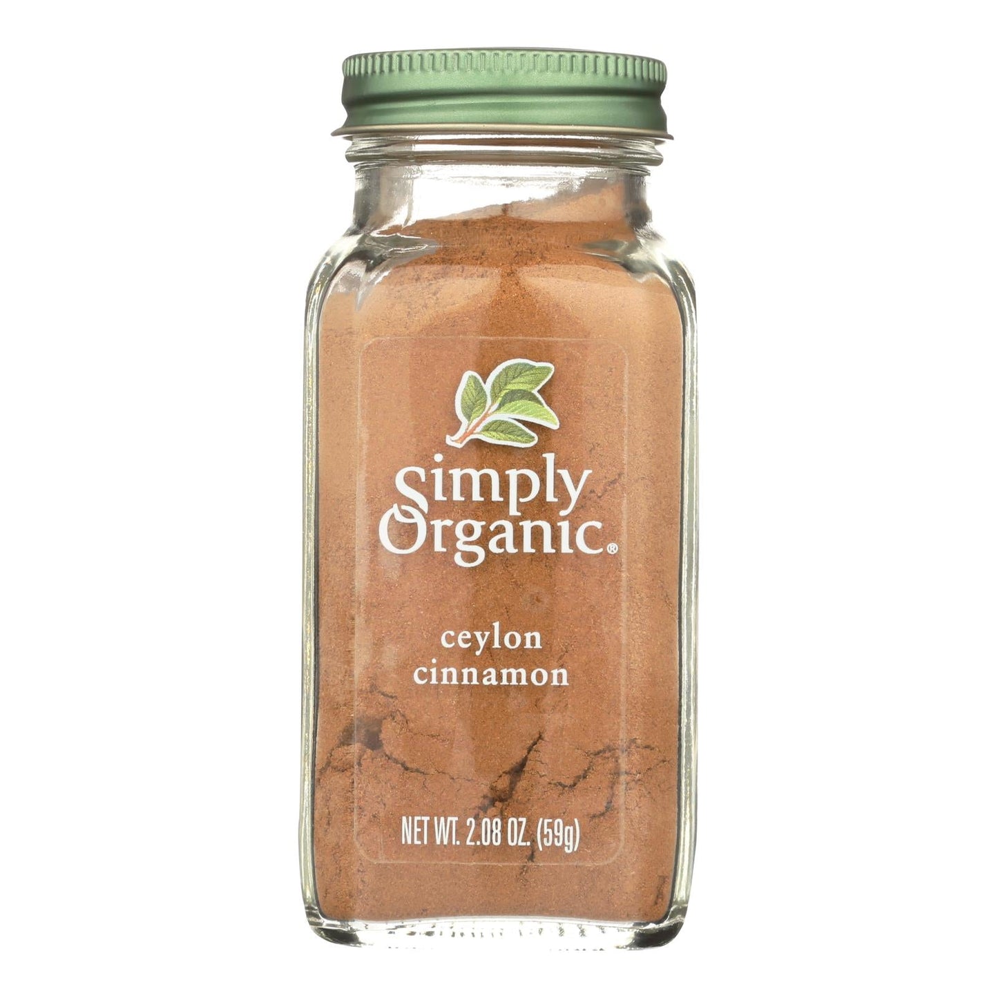 Simply Organic Ceylon Cinnamon - Premium Ground Spice, 2.08 oz (Pack of 6)
