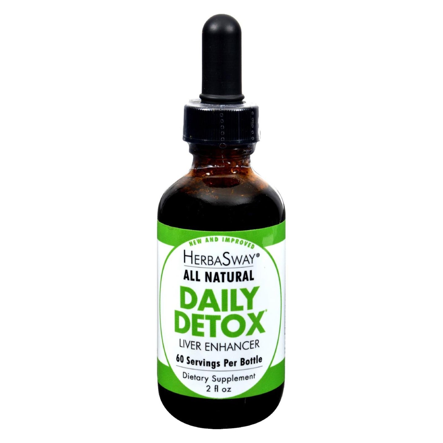 HerbaSway Daily Detox Liver Support Supplement, 2 fl oz