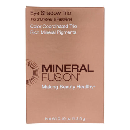 Mineral Fusion Rose Gold Shimmering Eye Shadow Trio, 0.1 Oz.