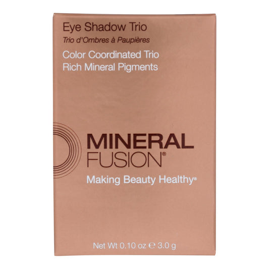 Mineral Fusion Rose Gold Shimmering Eye Shadow Trio, 0.1 Oz.