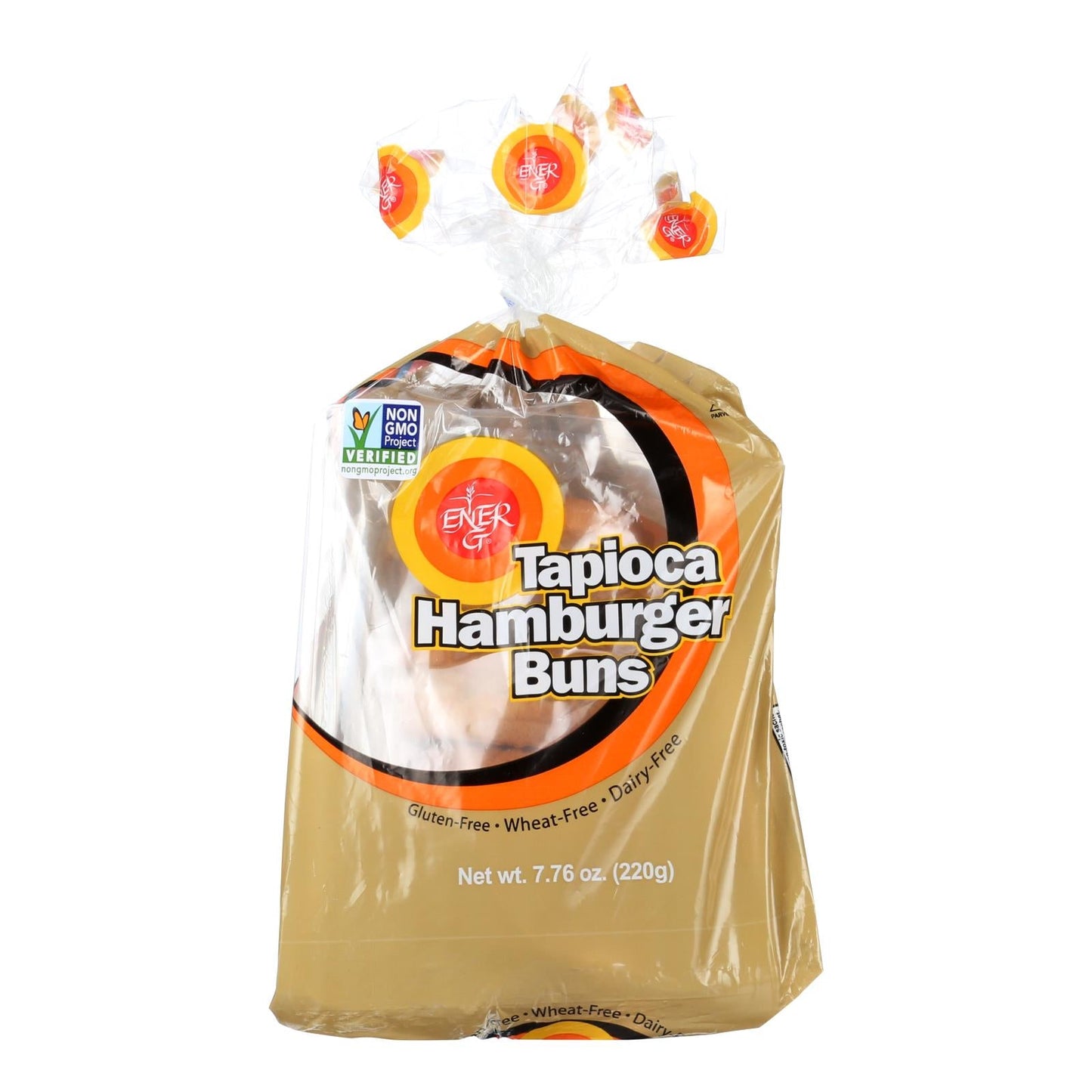 Ener-G Tapioca Hamburger Buns, 7.76 Oz Pack of 6