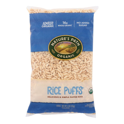 Nature's Path Organic Rice Puffs Cereal, 6 oz, Pack of 12