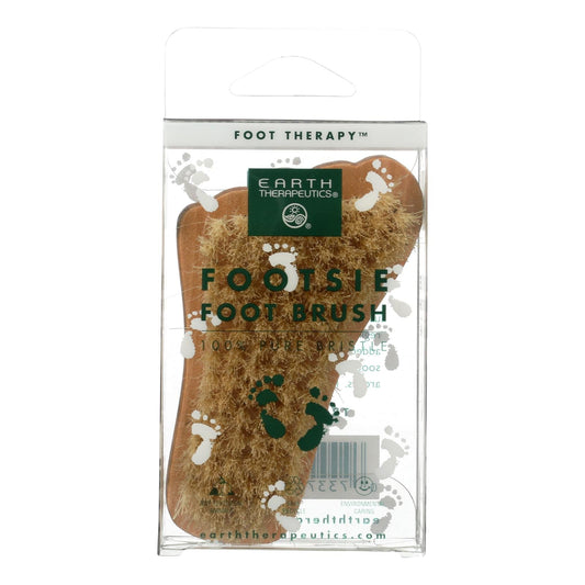 Earth Therapeutics Footsie Foot Brush for Exfoliation and Cleansing