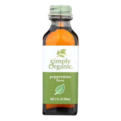 Simply Organic | Organic Peppermint Flavor | 2 Oz.