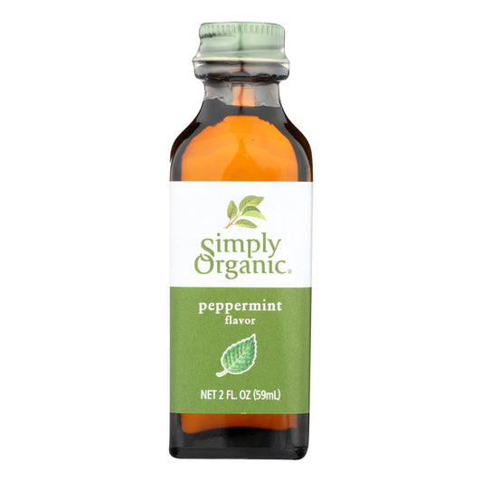 Simply Organic | Organic Peppermint Flavor | 2 Oz.