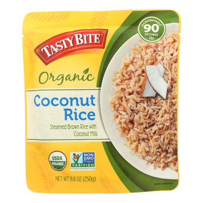 Tasty Bite Coconut Rice, Authentic Indian, Pack of 6, 8.8 oz Pouches
