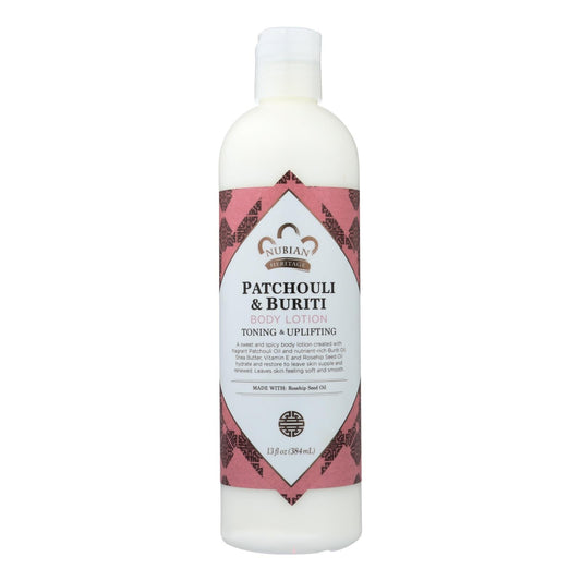 Nubian Heritage Patchouli & Buriti Hydrating Body Lotion, 13 FZ