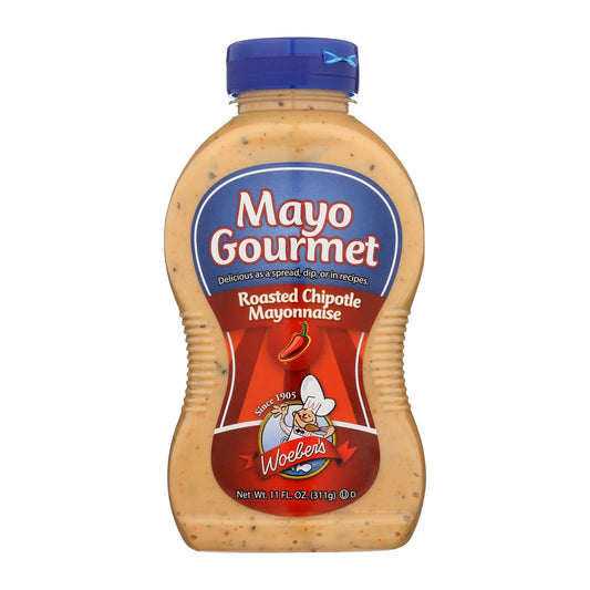 Gourmet Roasted Chipotle Mayonnaise, Adds Zesty Flavor to Dishes (Pack of 6 - 11 Oz.)