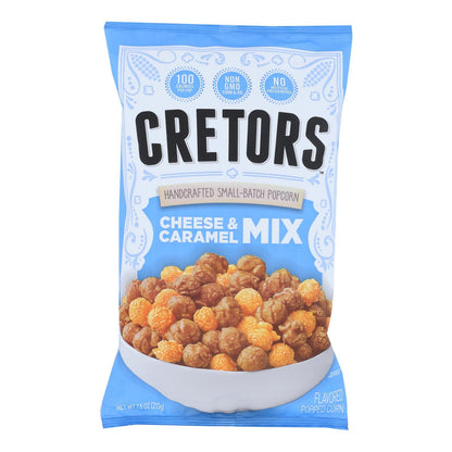 G.H. Cretors Chicago Mix Caramel and Cheese Popcorn, 7.5 Ounce (Pack of 12)