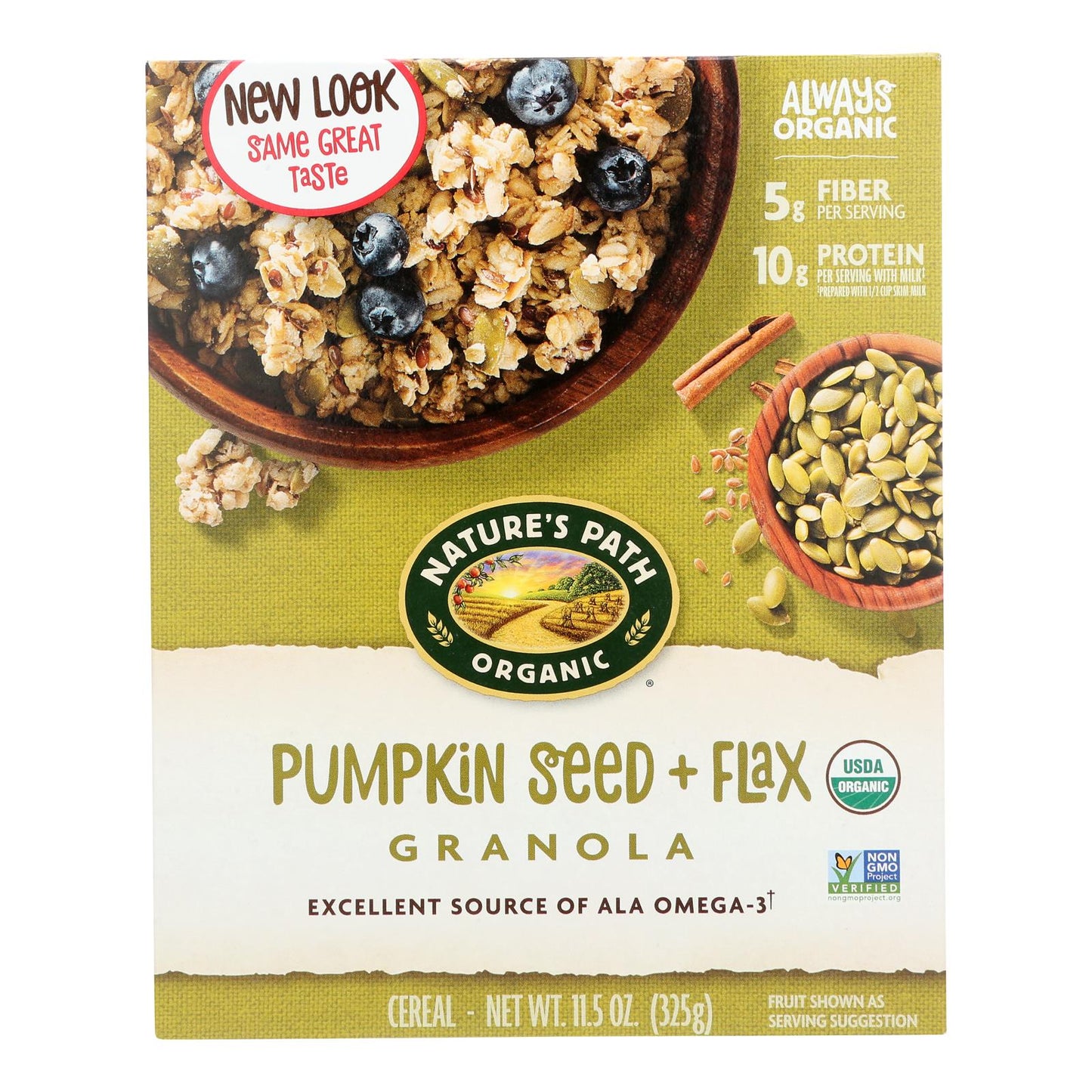 Nature's Path Organic Pumpkin Flax Plus Granola - 11.5 Oz. (Pack of 12)
