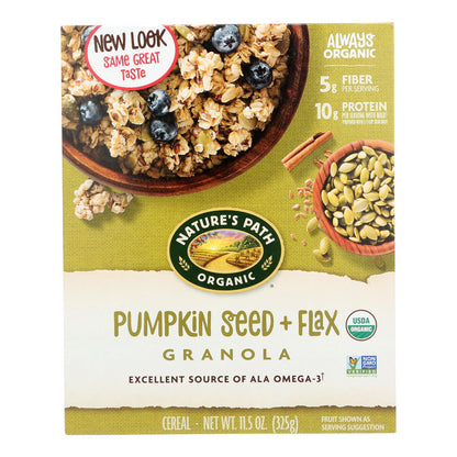 Nature's Path Organic Pumpkin Flax Plus Granola - 11.5 Oz. (Pack of 12)