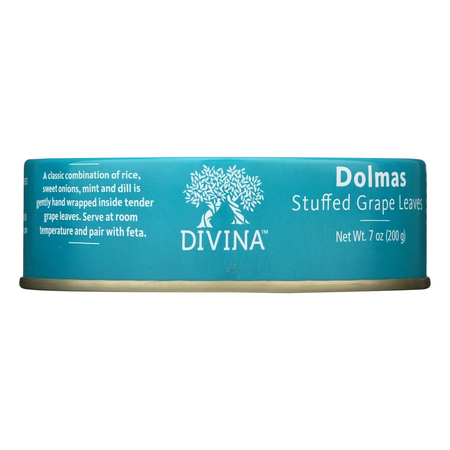 Divina Dolmas Stuffed Grape Leaves, 7 oz. (Pack of 12)