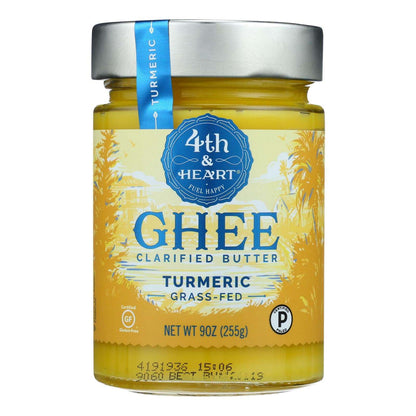 4th & Heart Turmeric Grass-Fed Ghee - 6 x 9 Oz. Packs