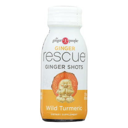 The Ginger People Ginger Shot Rescue Turmeric, 12 Pack, 2 Fz