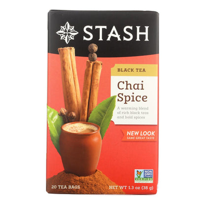 Stash Tea Double Spice Chai Black Tea, 20 Bags
