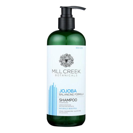 Mill Creek Botanicals Balancing Formula Jojoba Shampoo, 14 Fl. Oz.