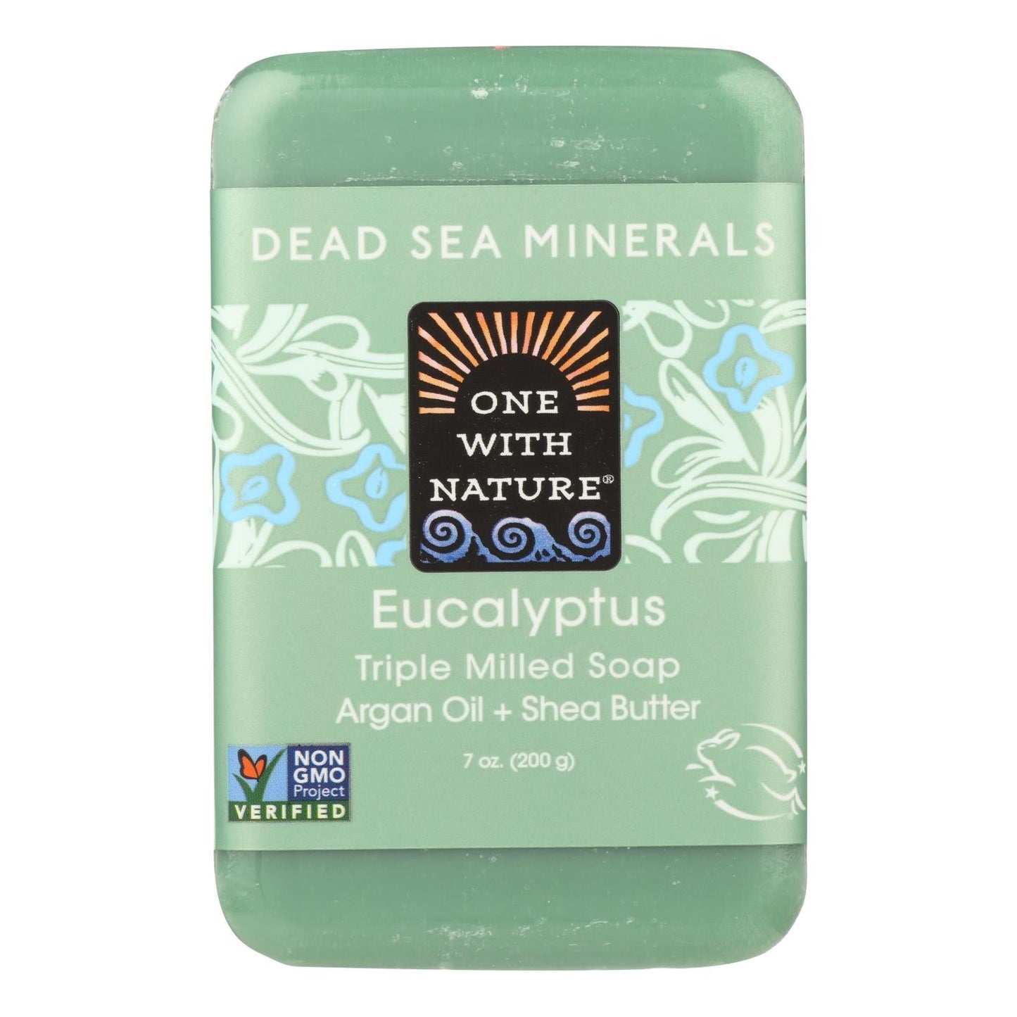 One With Nature Triple-Milled Eucalyptus Soap Bar - 7 Oz.