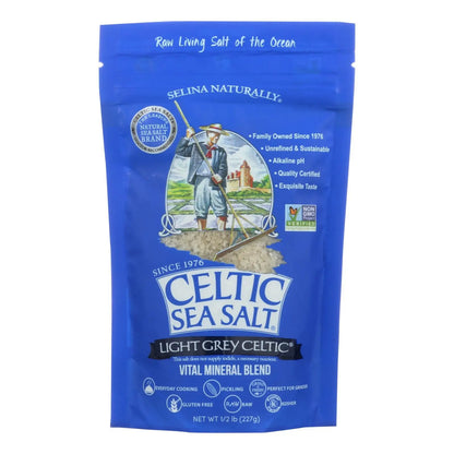 Celtic Sea Salt Light Grey, Bulk Pack of 6 - 0.5 Lb.