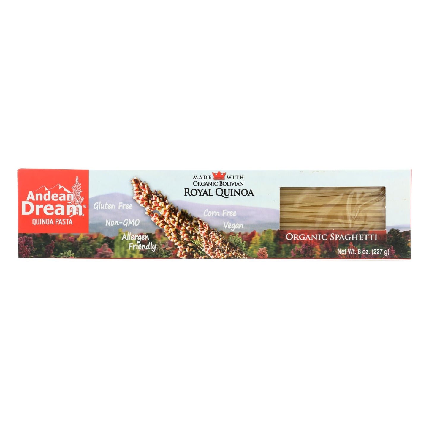 Andean Dream Gluten-Free Quinoa Spaghetti Pasta, 8 Oz. (Pack of 12)