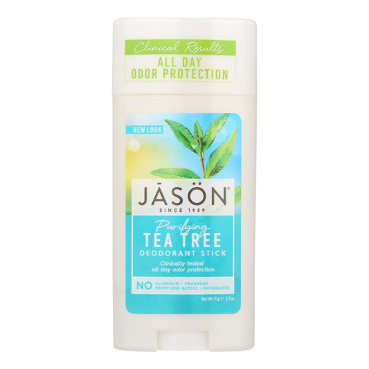Jason Deodorant Stick Tea Tree - 2.5 Oz - Pack of 3