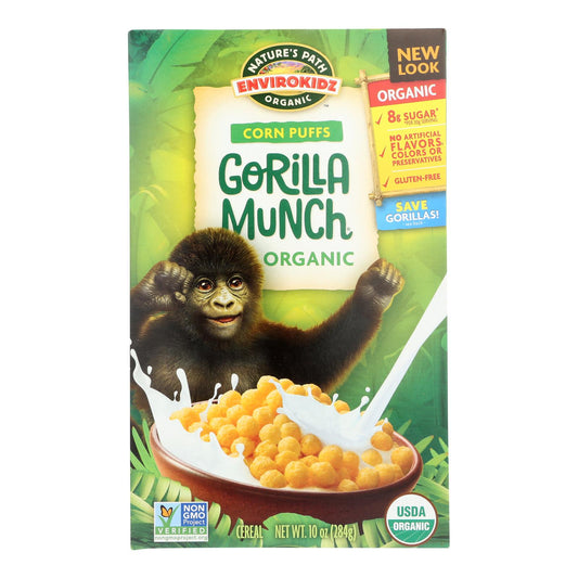 Envirokidz Gorilla Munch Corn Puffs (10 Oz. x 12)