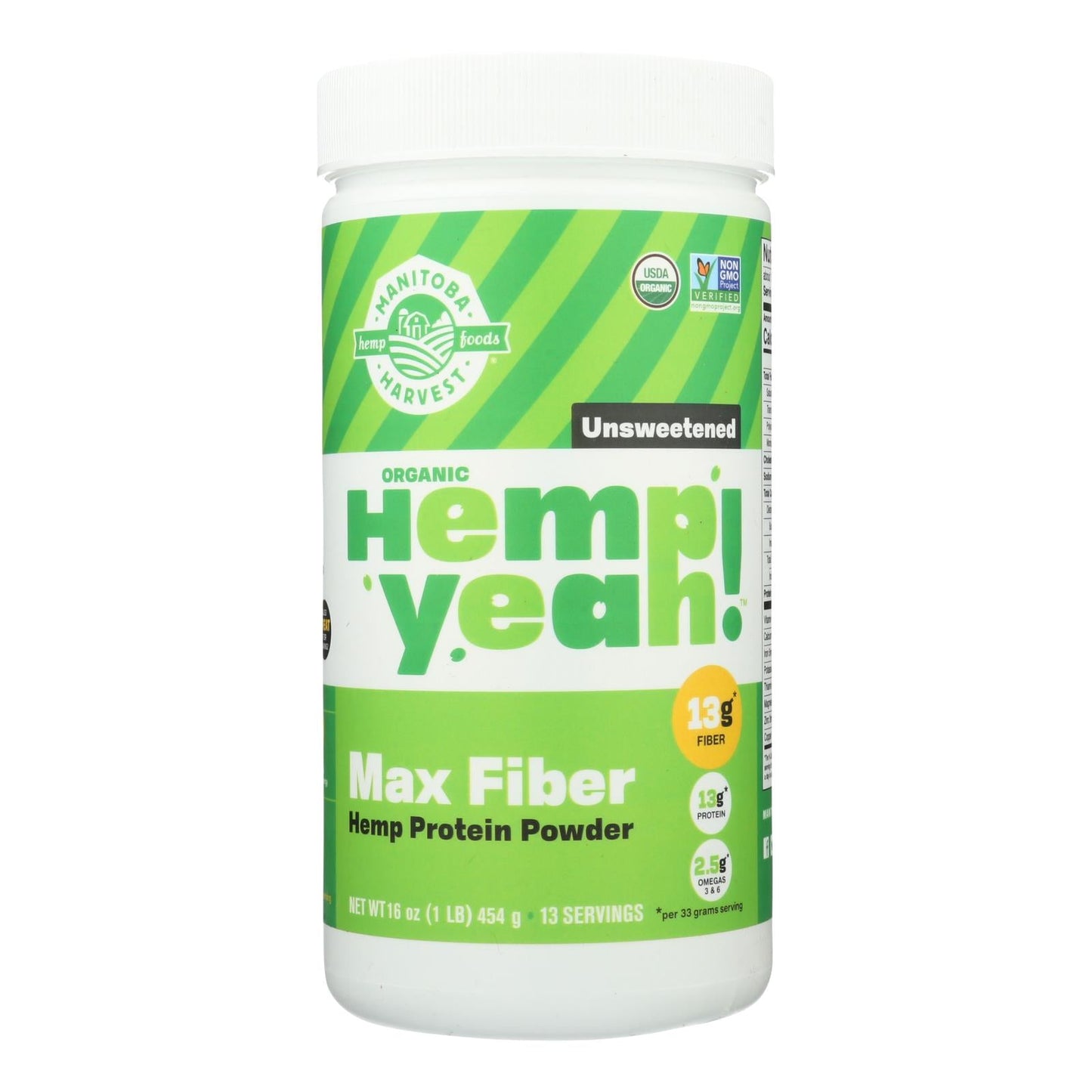 Organic Hemp Pro Fiber - 16 Oz. by Manitoba Harvest
