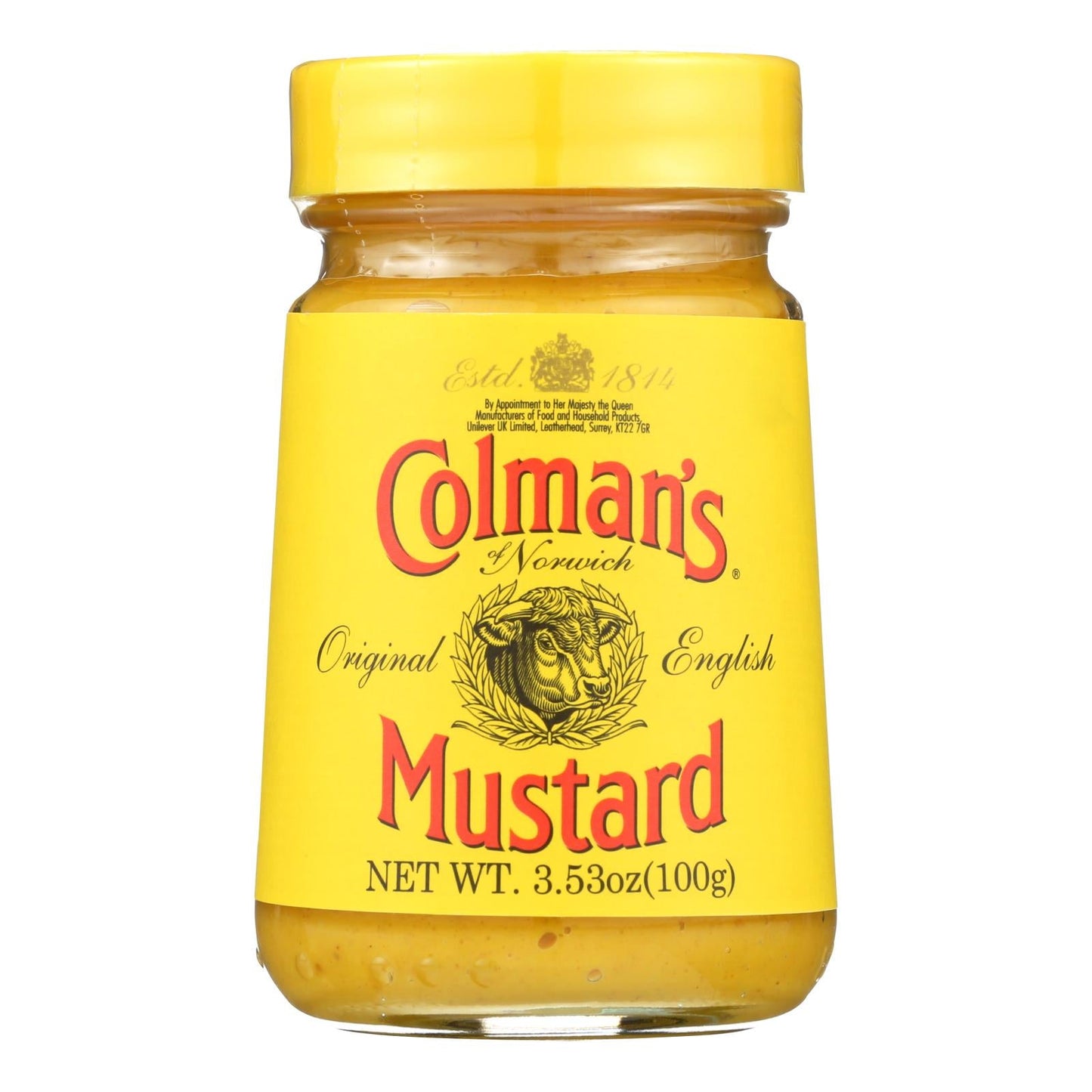 Colman's Original English Mustard, 8 Pack of 3.53 Oz. Jars