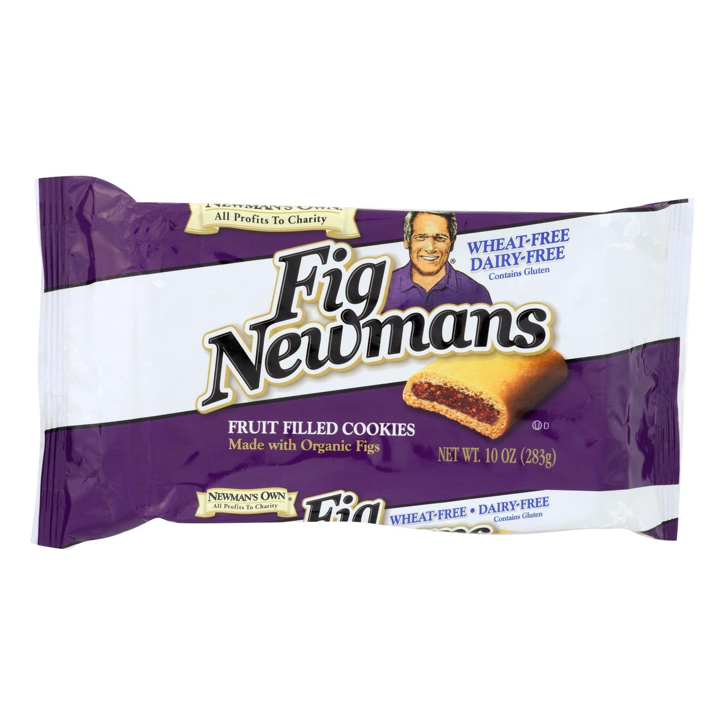 Newman's Own Organics Wheat-Free Dairy-Free Fig Newmans 10 Oz Pack of 6