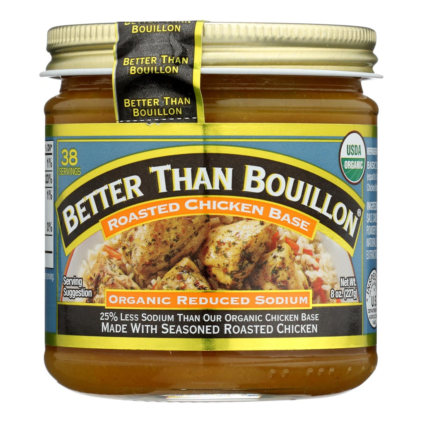 Better Than Bouillon Roast Chicken Base, 8 Oz. (Pack of 6)