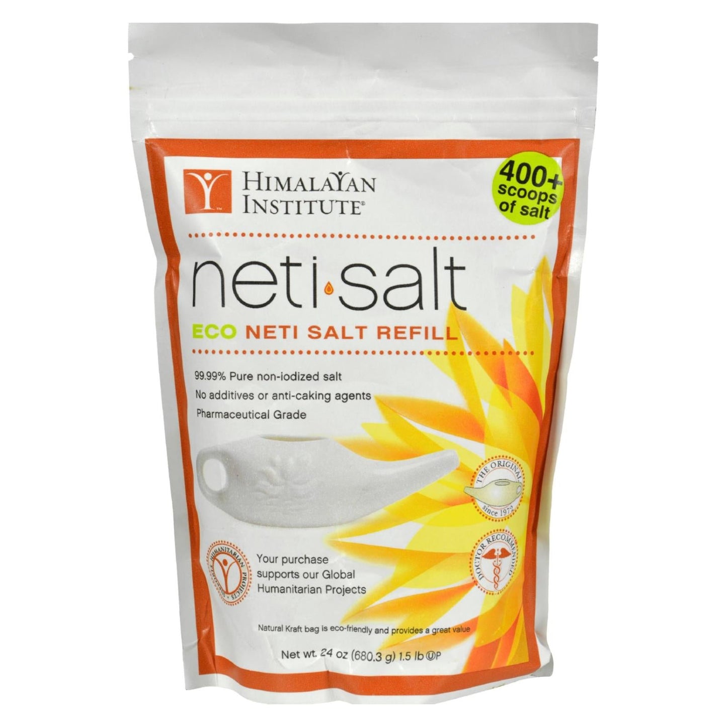 Himalayan Institute Neti Pot Salt, 1.5 Lbs