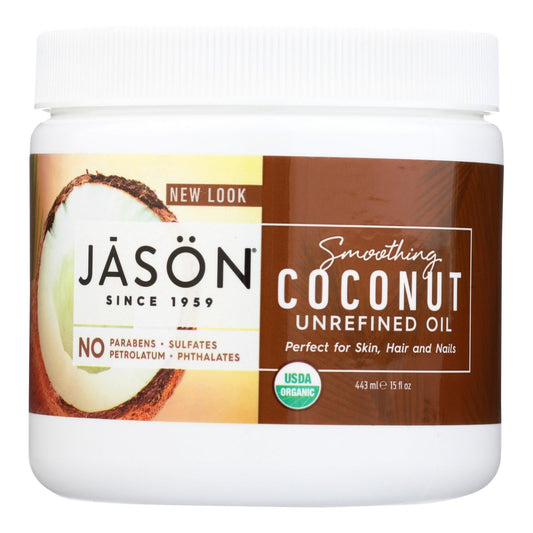 Jason Natural Products Organic Virgin Coconut Oil - 15 Fl Oz