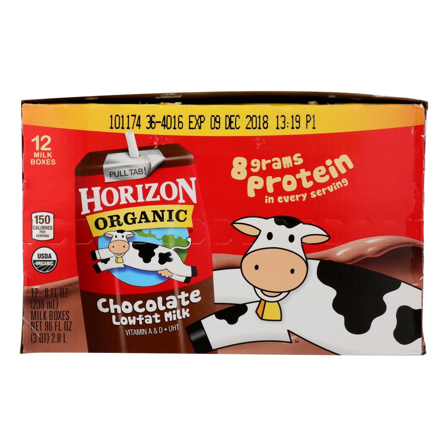 Horizon Lowfat Chocolate Milk - Pack of 12 - 8 Fl. Oz. Each