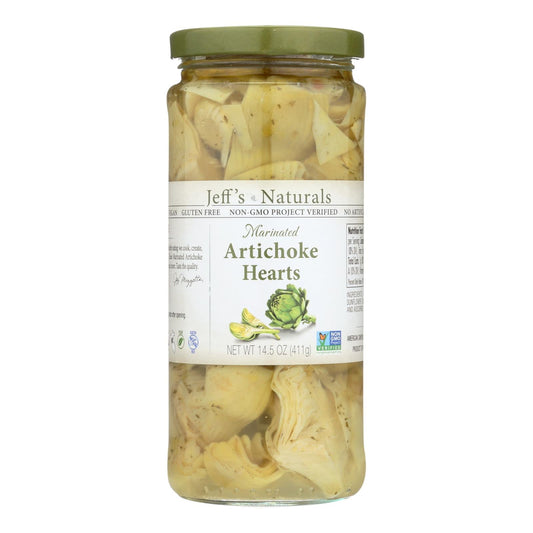 Jeff's Marinated Artichoke Hearts, Pack of 6 - 14.5 Ounces