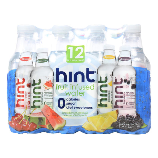 Hint Fruit-Infused Water - 12/16 Fl. Oz. Hydration with a Refreshing Twist