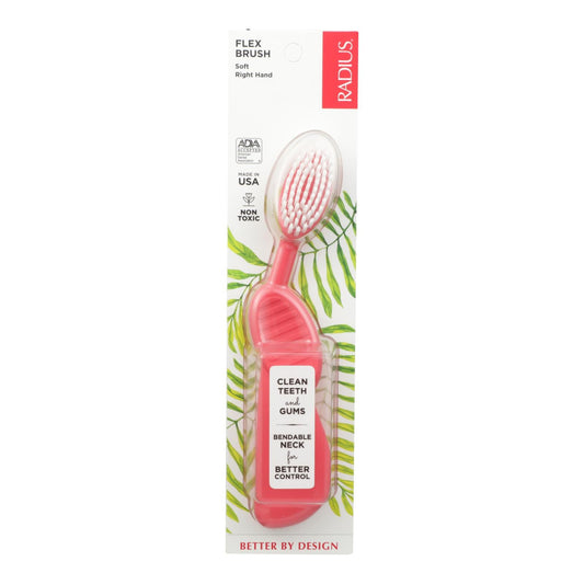 Radius Scuba Right-Hand Soft-Bristle Toothbrush (Pack of 6)