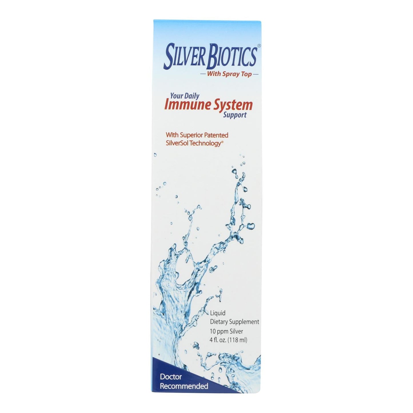 Silver Biotics Daily Immunity Travel Spray, 4-Pack, 0.5 Fl Oz