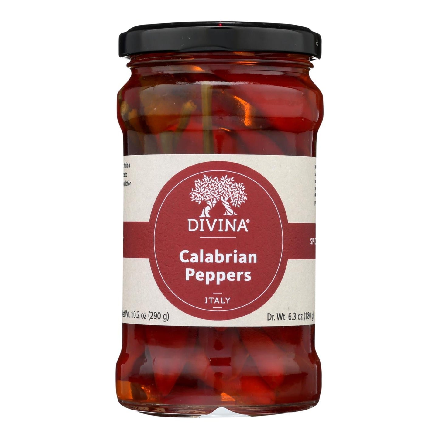 Divina Calabrian Peppers, 9.2 Oz. Pack of 6