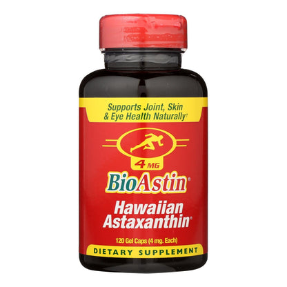 Bioastin Astaxanthin 4mg (120 Capsules) - Microalgae Supplement