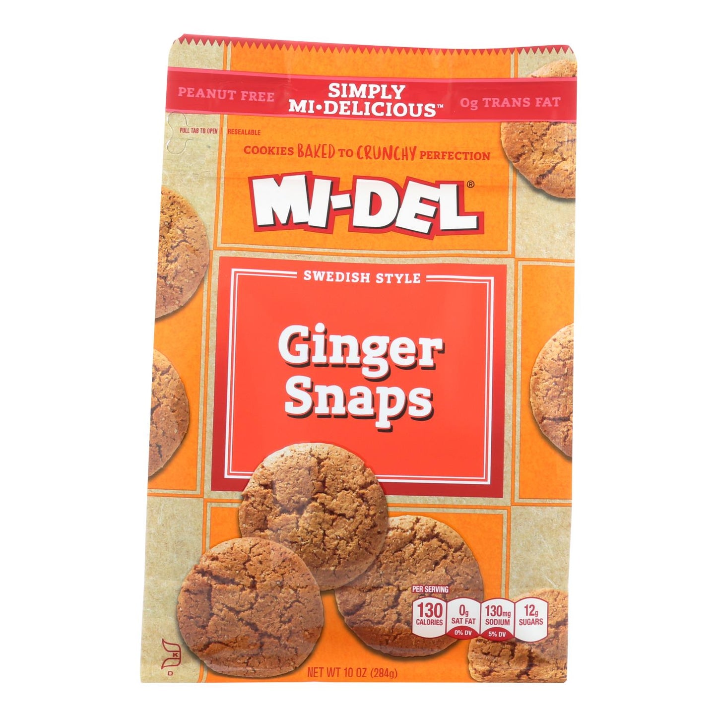 Midel Ginger Snaps, 8-Pack (10 Oz. Per Pack)