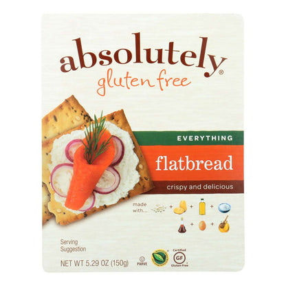 Absolutely Gluten-Free Everything Flatbread (12-Pack) - 5.29 Oz. Each